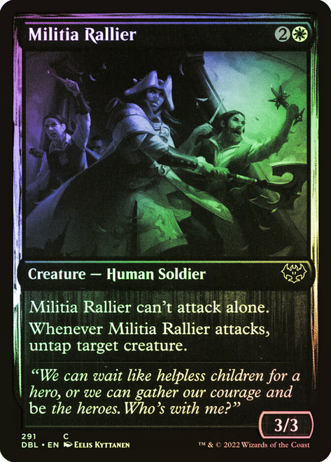 Militia Rallier\nInnistrad: Double Feature\nSingle\nMagic The Gathering