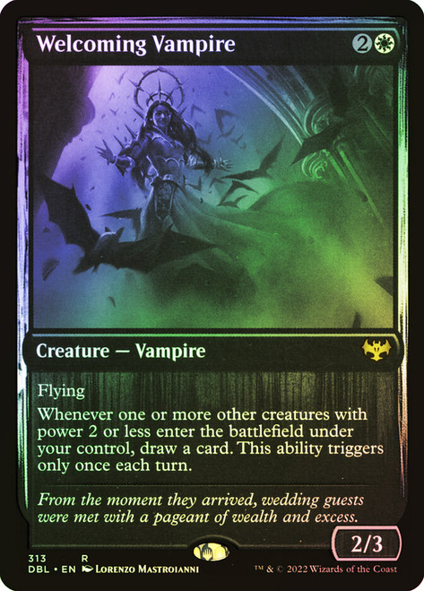 Welcoming Vampire (Prerelease) (Innistrad: Crimson Vow) | Promo