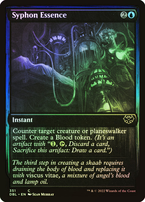 Syphon Essence\nInnistrad: Double Feature\nSingle\nMagic The Gathering