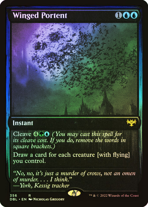 Winged Portent\nInnistrad: Double Feature\nSingle\nMagic The Gathering
