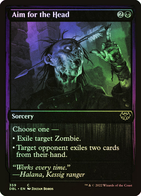 Aim for the Head\nInnistrad: Double Feature\nSingle\nMagic The Gathering