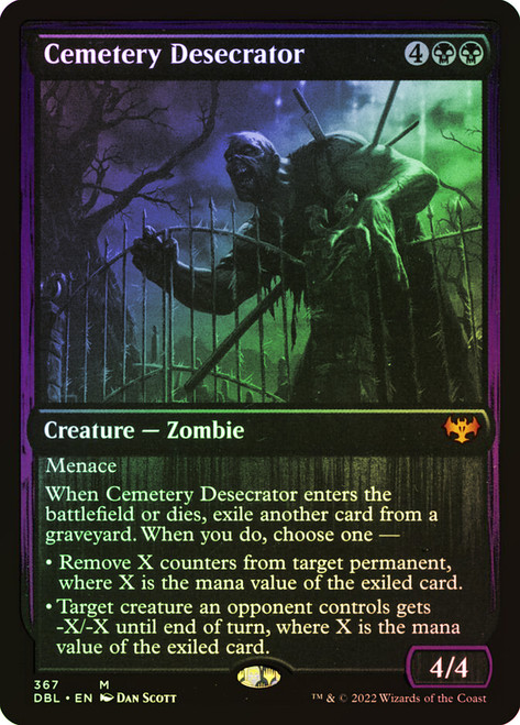 Cemetery Desecrator\nInnistrad: Double Feature\nSingle\nMagic The Gathering