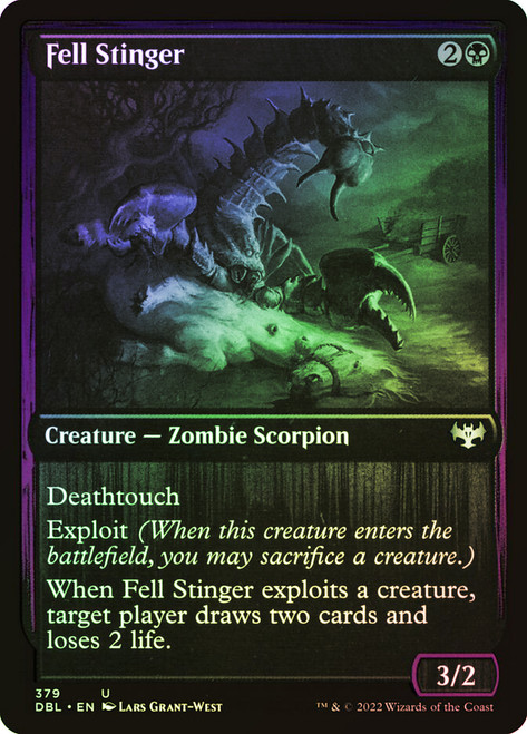 Fell Stinger\nInnistrad: Double Feature\nSingle\nMagic The Gathering