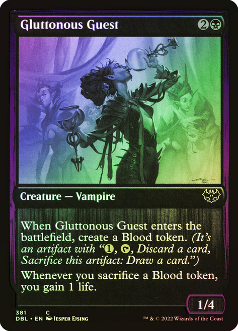 Gluttonous Guest\nInnistrad: Double Feature\nSingle\nMagic The Gathering