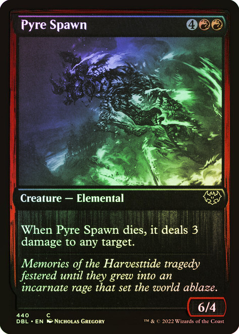 Pyre Spawn\nInnistrad: Double Feature\nSingle\nMagic The Gathering