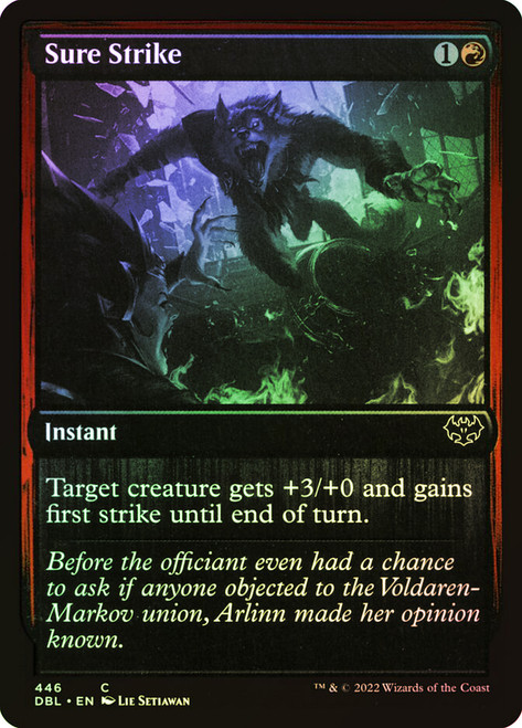 Sure Strike\nInnistrad: Double Feature\nSingle\nMagic The Gathering