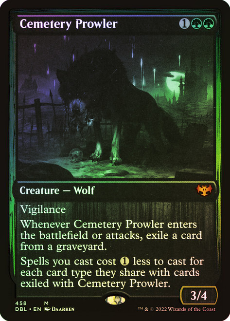 Cemetery Prowler\nInnistrad: Double Feature\nSingle\nMagic The Gathering