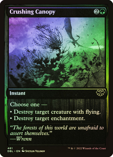 Crushing Canopy\nInnistrad: Double Feature\nSingle\nMagic The Gathering