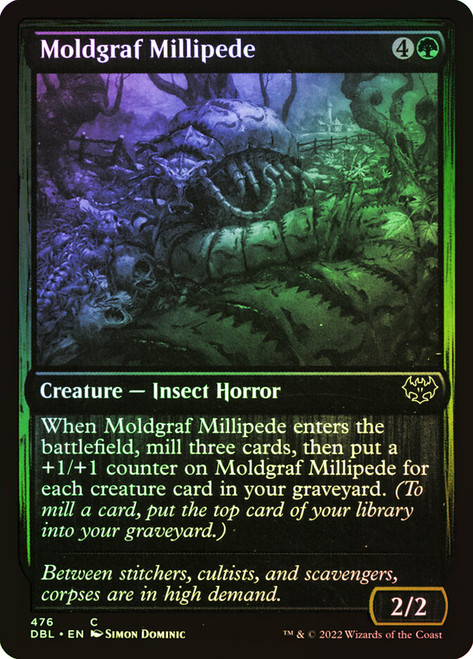 Moldgraf Millipede\nInnistrad: Double Feature\nSingle\nMagic The Gathering