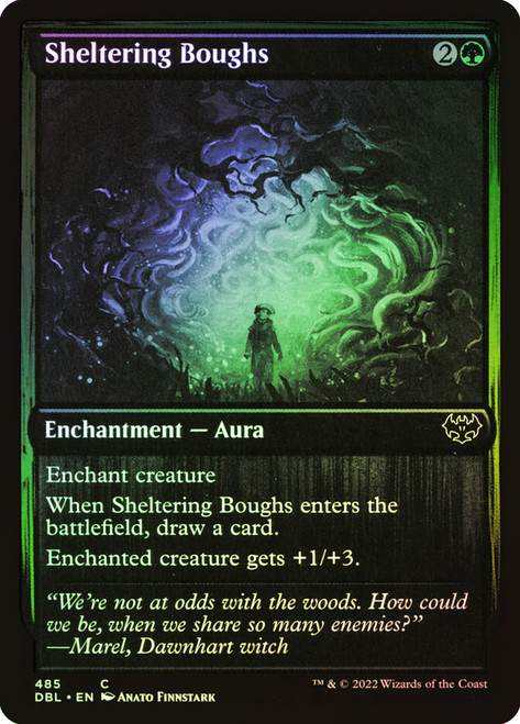 Sheltering Boughs\nInnistrad: Double Feature\nSingle\nMagic The Gathering