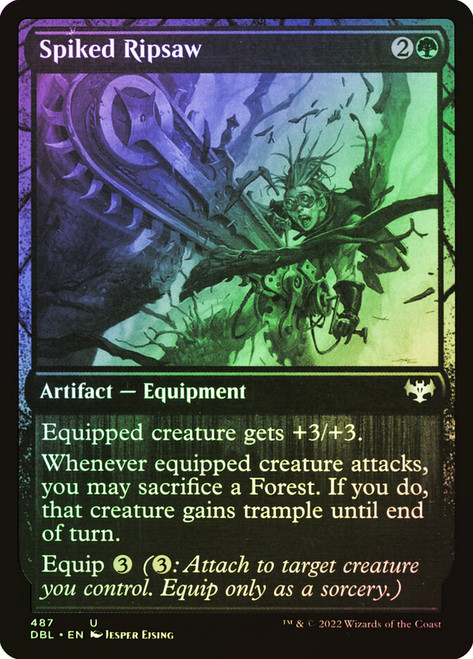 Spiked Ripsaw\nInnistrad: Double Feature\nSingle\nMagic The Gathering