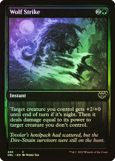 Wolf Strike\nInnistrad: Double Feature\nSingle\nMagic The Gathering