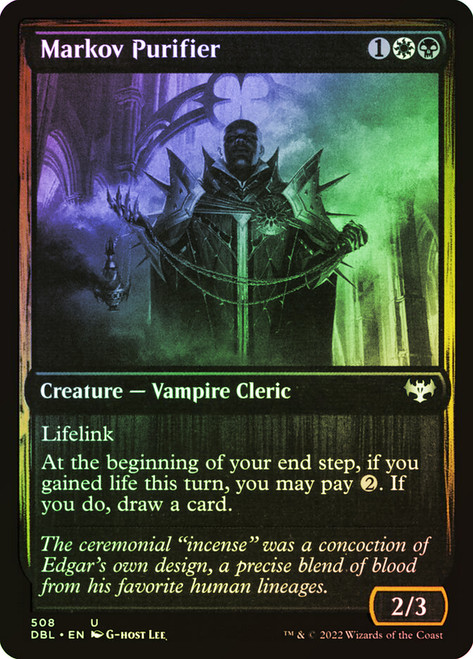 Markov Purifier\nInnistrad: Double Feature\nSingle\nMagic The Gathering