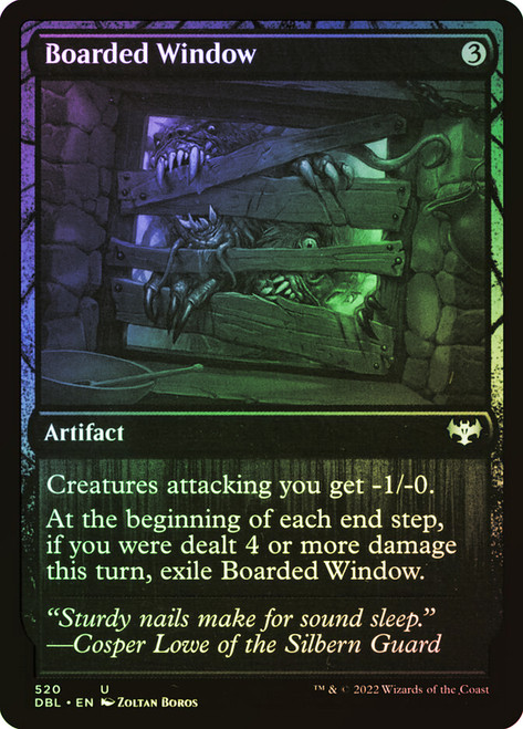 Boarded Window\nInnistrad: Double Feature\nSingle\nMagic The Gathering