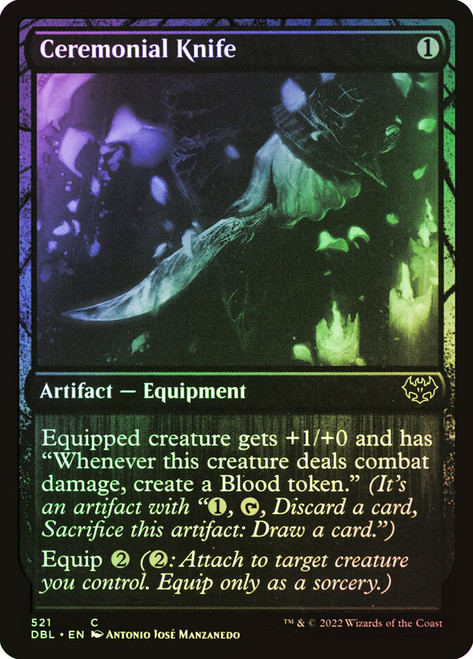 Ceremonial Knife\nInnistrad: Double Feature\nSingle\nMagic The Gathering