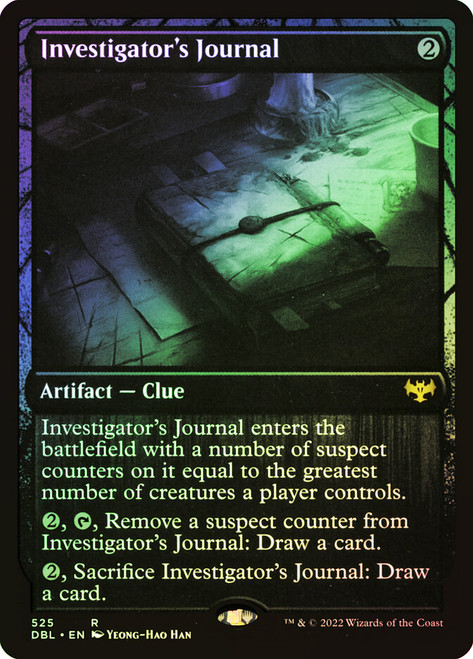 Investigator's Journal\nInnistrad: Double Feature\nSingle\nMagic The Gathering