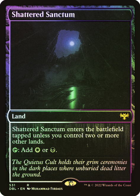Shattered Sanctum\nInnistrad: Double Feature\nSingle\nMagic The Gathering
