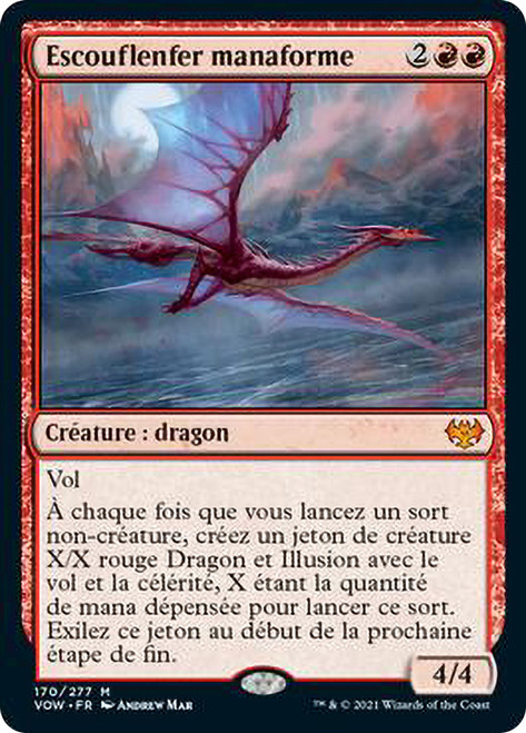 Manaform Hellkite\nInnistrad: Crimson Vow - French\nSingle\nMagic The Gathering
