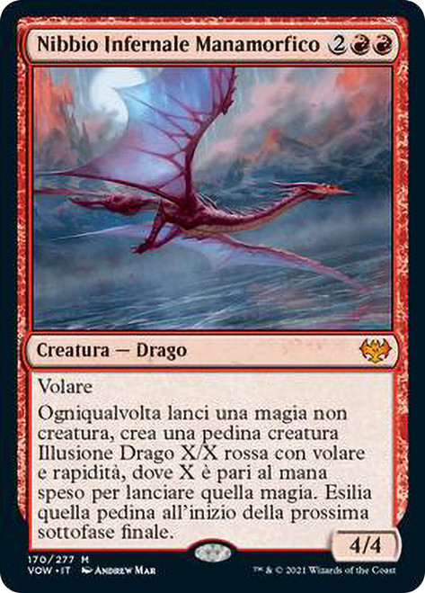Manaform Hellkite\nInnistrad: Crimson Vow - Italian\nSingle\nMagic The Gathering