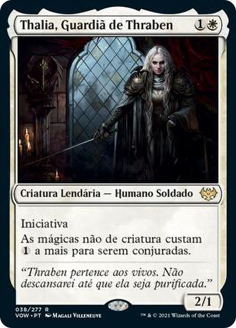 Thalia, Guardian of Thraben\nInnistrad: Crimson Vow - Portuguese\nSingle\nMagic The Gathering