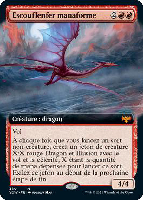 Manaform Hellkite (Extended Art) | Innistrad: Crimson Vow