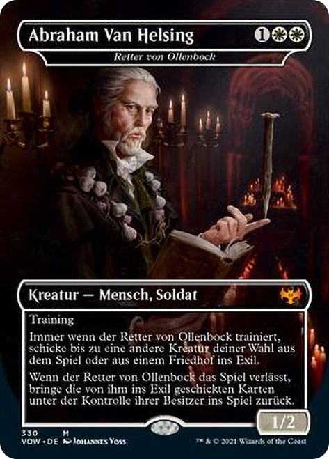 Savior of Ollenbock (Abraham Van Helsing) (Dracula Series)\nInnistrad: Crimson Vow - Variants - German\nSingle\nMagic The Gathering