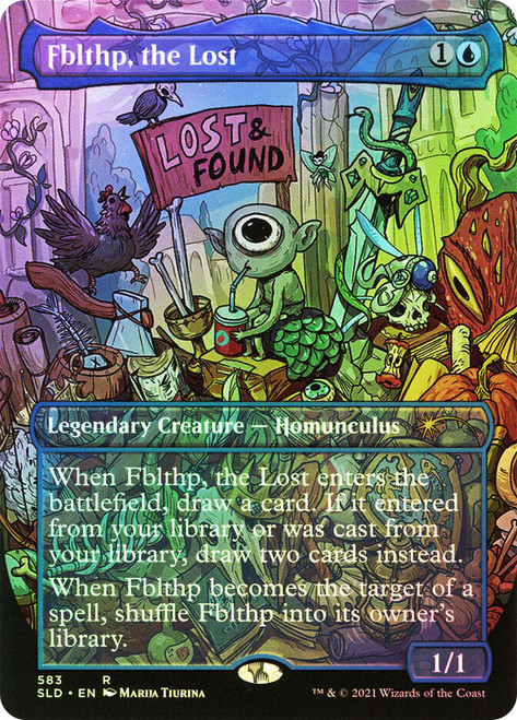 Fblthp, the Lost (Secret Lair) (Borderless)\nPromo: General\nSingle\nMagic The Gathering