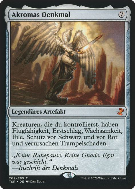 Akroma's Memorial\nTime Spiral Remastered - German\nSingle\nMagic The Gathering