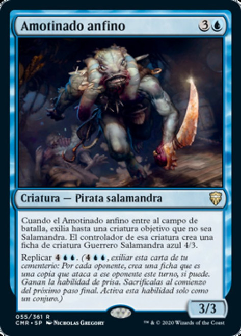 Amphin Mutineer\nCommander Legends - Spanish\nSingle\nMagic The Gathering