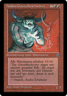 Anaba Spirit Crafter\nHomelands - German\nSingle\nMagic The Gathering