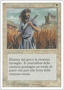 Swords to Plowshares
4th Edition - Italian
Single
Magic The Gathering