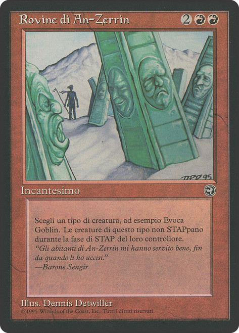 An-Zerrin Ruins\nHomelands - Italian\nSingle\nMagic The Gathering