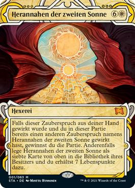 Approach of the Second Sun\nStrixhaven Mystical Archive - German\nSingle\nMagic The Gathering