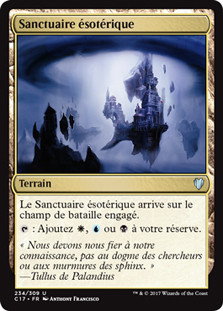 Arcane Sanctum\nCommander: 2017 Edition - French\nSingle\nMagic The Gathering