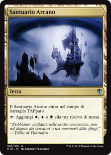 Arcane Sanctum\nCommander: 2016 Edition - Italian\nSingle\nMagic The Gathering