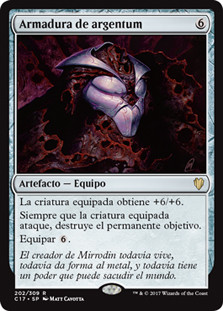 Argentum Armor\nCommander: 2017 Edition - Spanish\nSingle\nMagic The Gathering