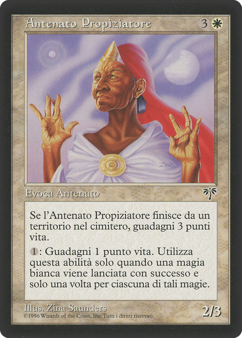Auspicious Ancestor\nMirage - Italian\nSingle\nMagic The Gathering