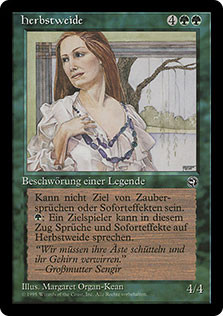 Autumn Willow\nHomelands - German\nSingle\nMagic The Gathering