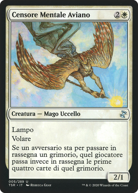 Aven Mindcensor\nTime Spiral Remastered - Italian\nSingle\nMagic The Gathering