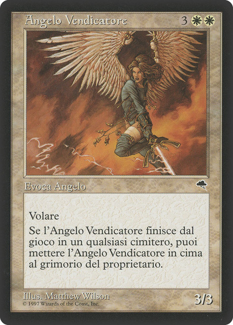 Avenging Angel\nTempest - Italian\nSingle\nMagic The Gathering