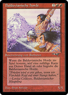 Balduvian Horde\nAlliances - German\nSingle\nMagic The Gathering