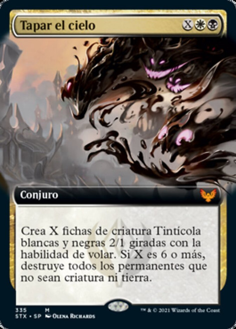 Blot Out the Sky (Extended Art)\nStrixhaven: School of Mages - Variants - Spanish\nSingle\nMagic The Gathering