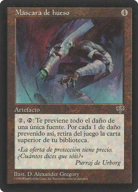 Bone Mask\nMirage - Spanish\nSingle\nMagic The Gathering