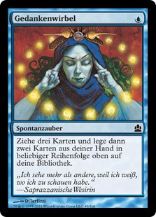 Brainstorm\nCommander: 2011 Edition - German\nSingle\nMagic The Gathering