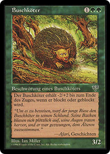 Brushwagg\nMirage - German\nSingle\nMagic The Gathering