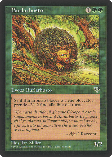 Brushwagg\nMirage - Italian\nSingle\nMagic The Gathering