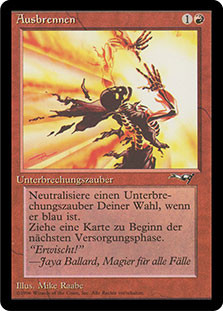 Burnout\nAlliances - German\nSingle\nMagic The Gathering