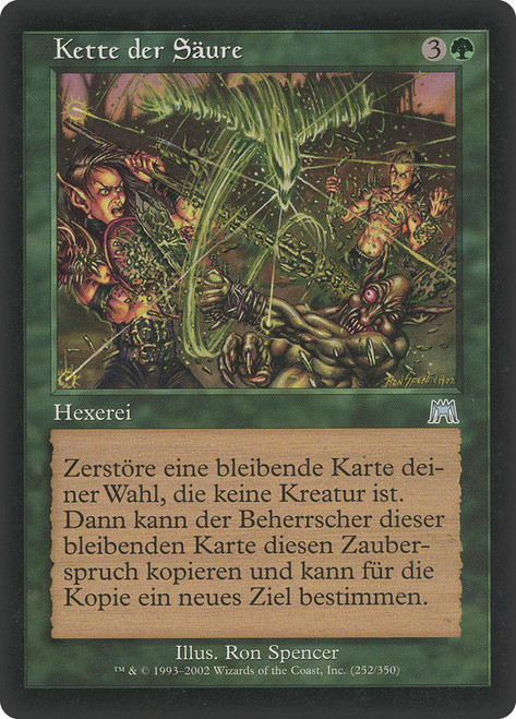 Chain of Acid\nOnslaught - German\nSingle\nMagic The Gathering