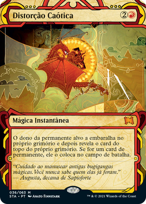 Chaos Warp\nStrixhaven Mystical Archive - Portuguese\nSingle\nMagic The Gathering