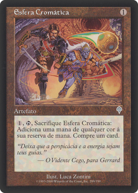 Chromatic Sphere\nInvasion - Portuguese\nSingle\nMagic The Gathering